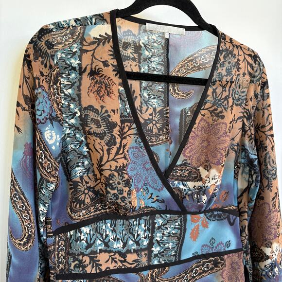 Y2K Fairy Pattern Babydoll Ethereal Top Whimsygoth Floral Stevie Nicks Medium - Picture 2 of 11